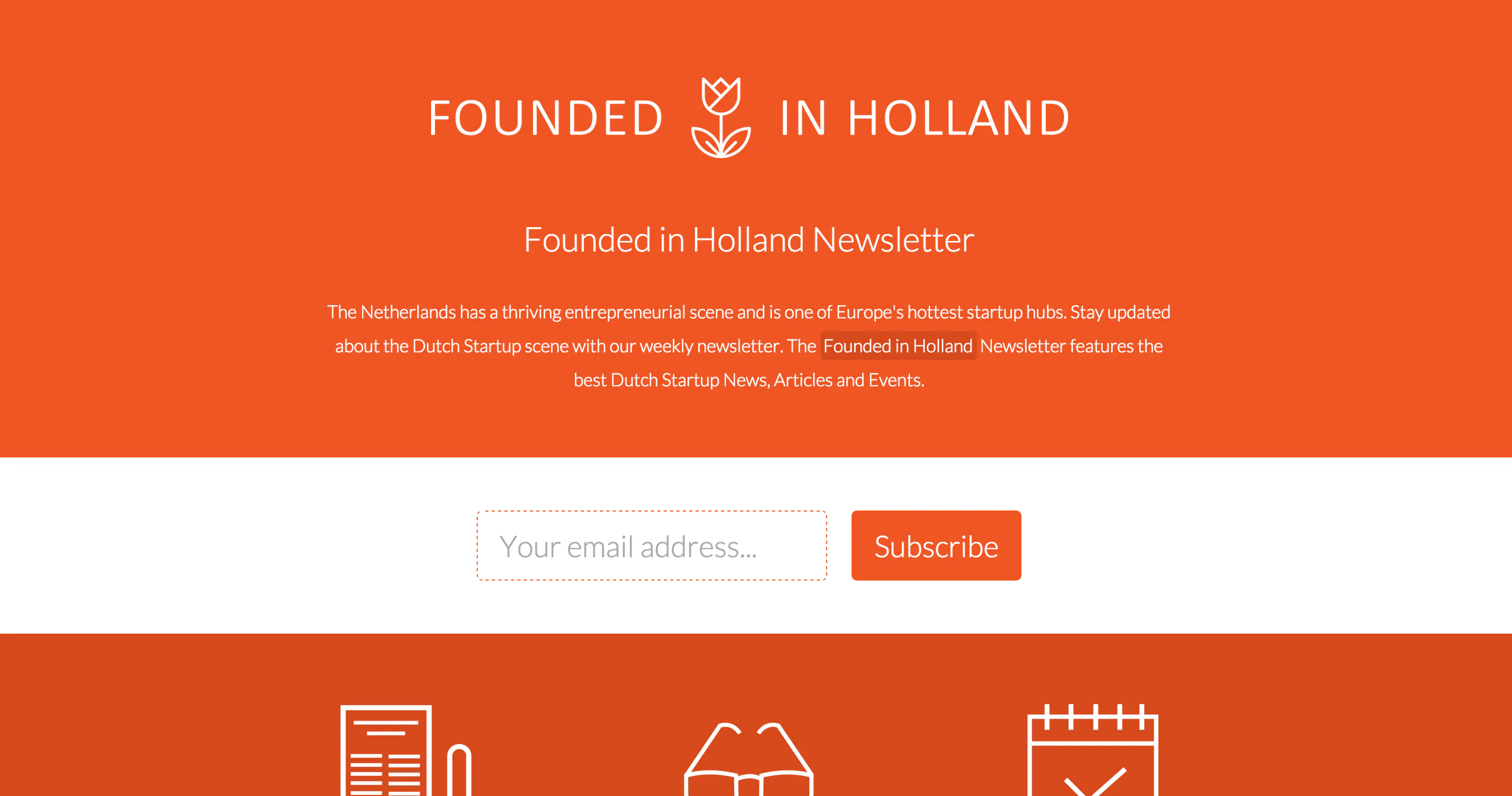 Dutch Startup Newsletter