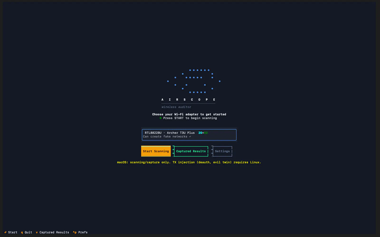 Airscope screenshot 1
