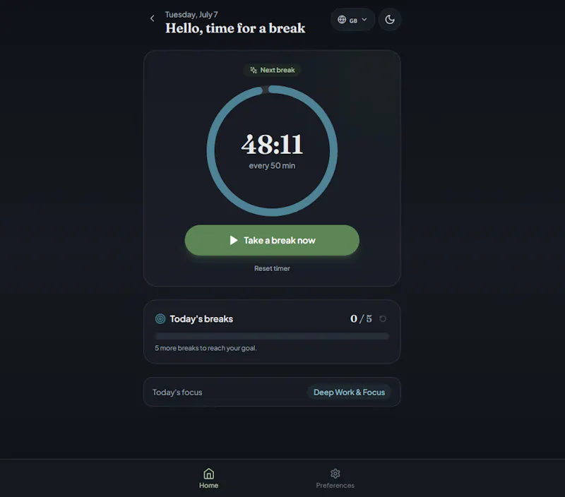 Mindful Breaks screenshot 2