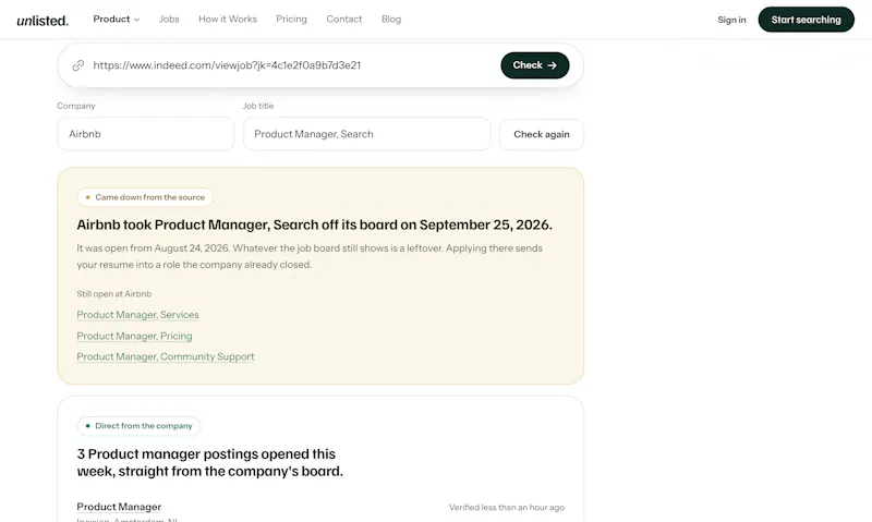 Ghost Job Checker by Unlisted screenshot 5