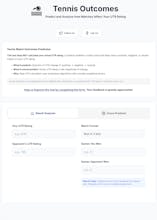 Tennis Outcomes gallery image