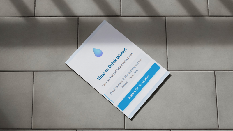 Revive Hydration (100% Free, No Signups) - Your non-annoying water reminder open-source extension media 3