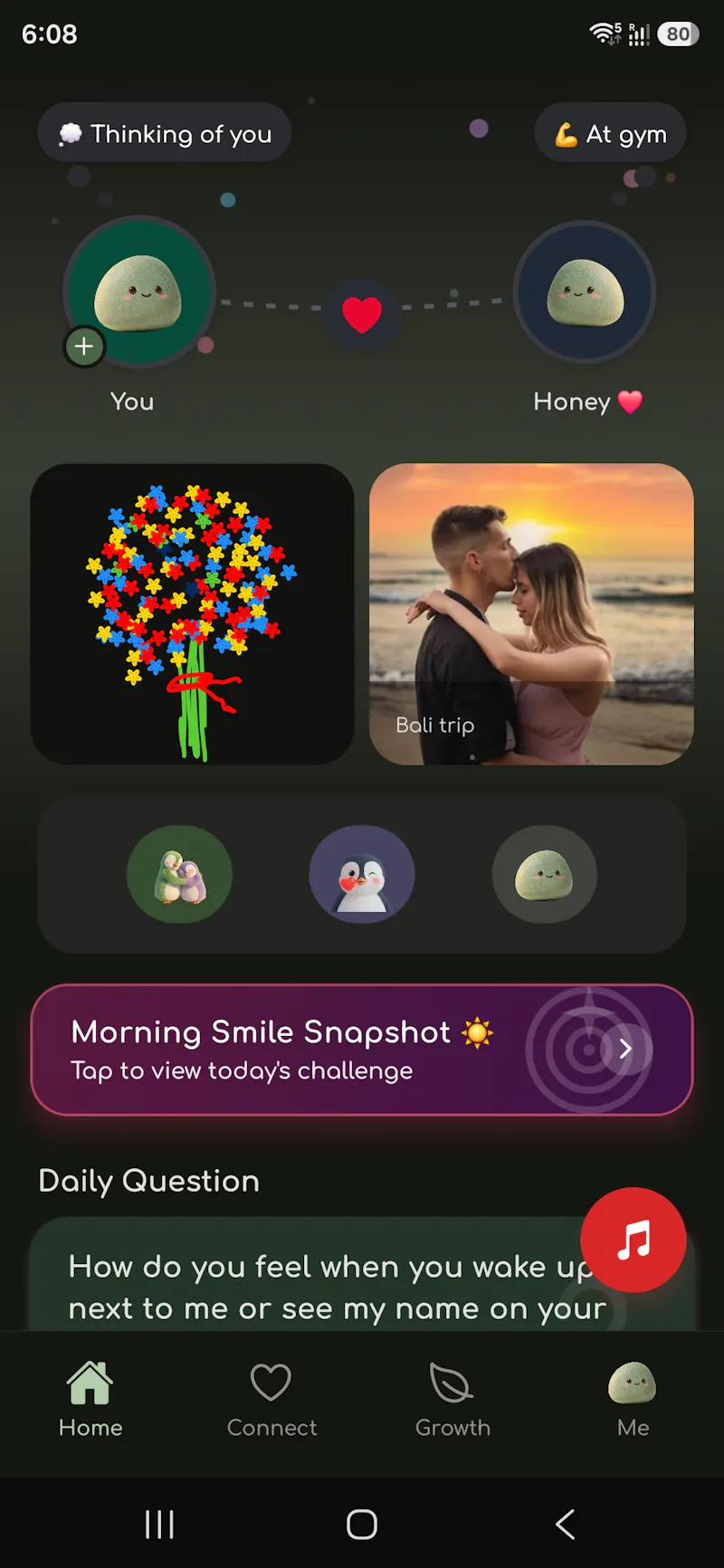 Pebbles - Relationship app screenshot 1
