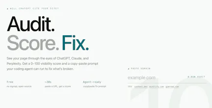 Free AI SEO Auditor gallery image