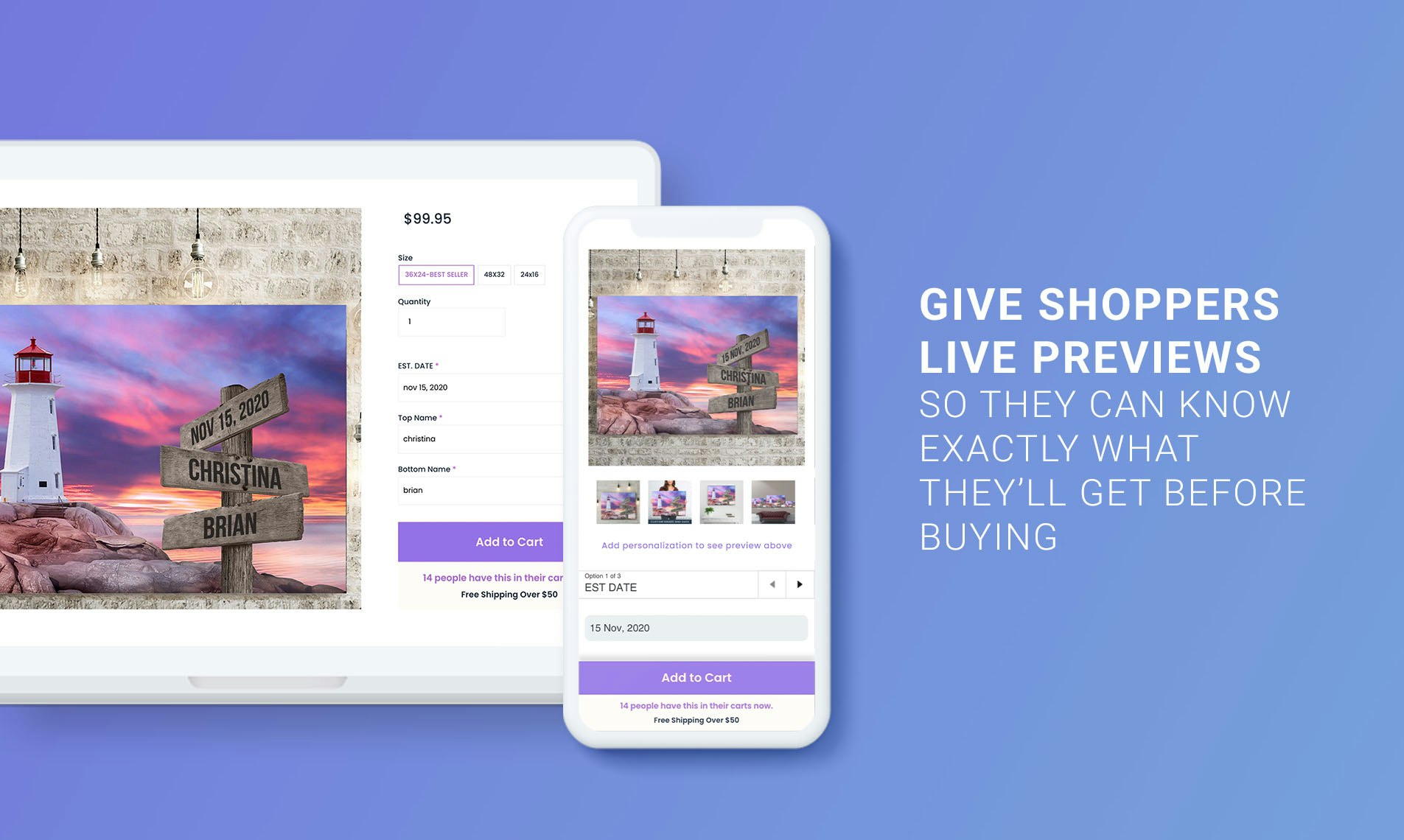 Customily gallery image