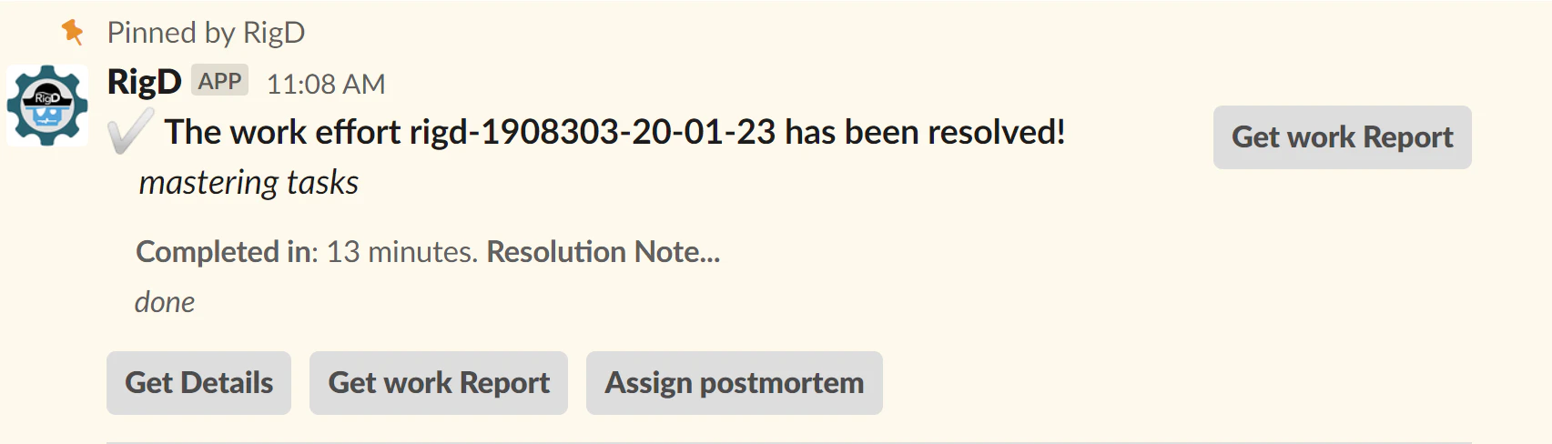 Slack App for Incident Response