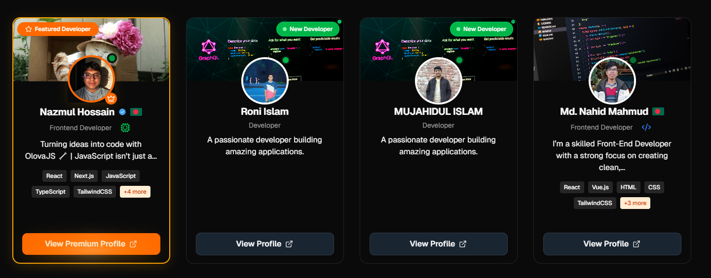 Showcase Your Developer Portfolio - Build your developer portfolio online in minutes media 3