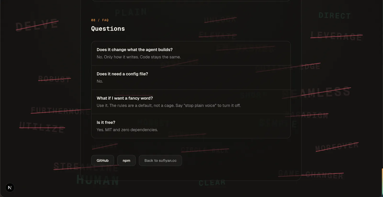 Plainspeak screenshot 6