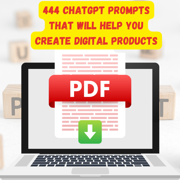 444 ChatGPT prompts For digital products logo