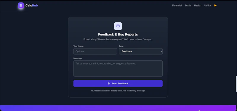 CalcHub screenshot 6