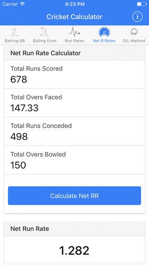 Cricket Calculator media 2