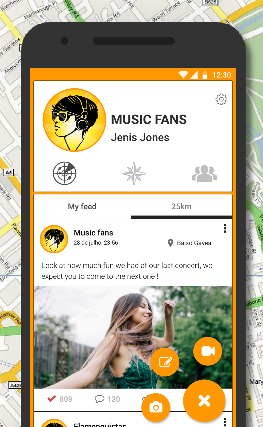 Orbis: Group Discovery & Social Tribes Map gallery image
