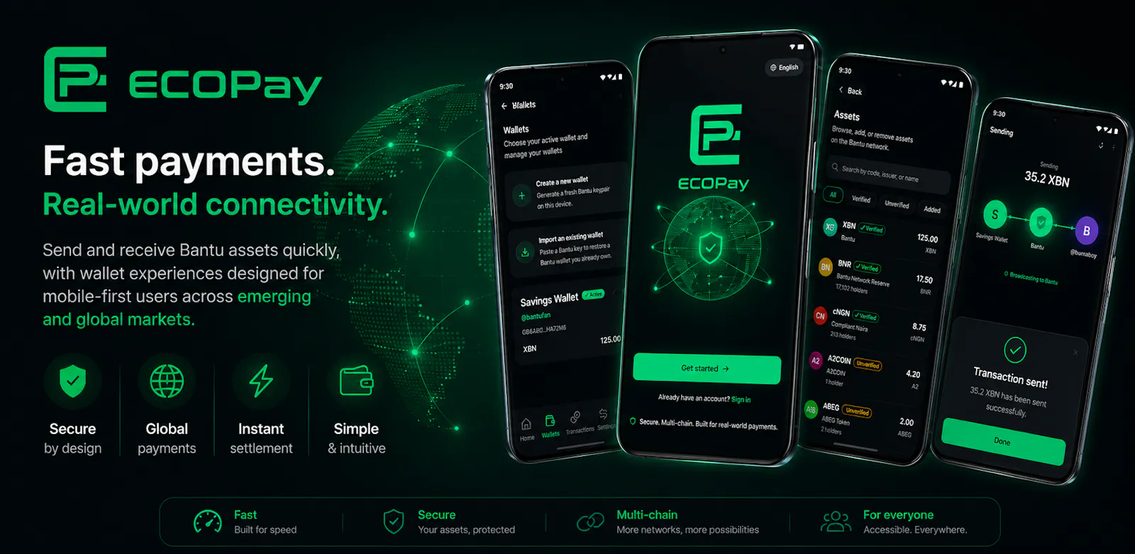 ECOPay Self-Custody Wallet screenshot 1