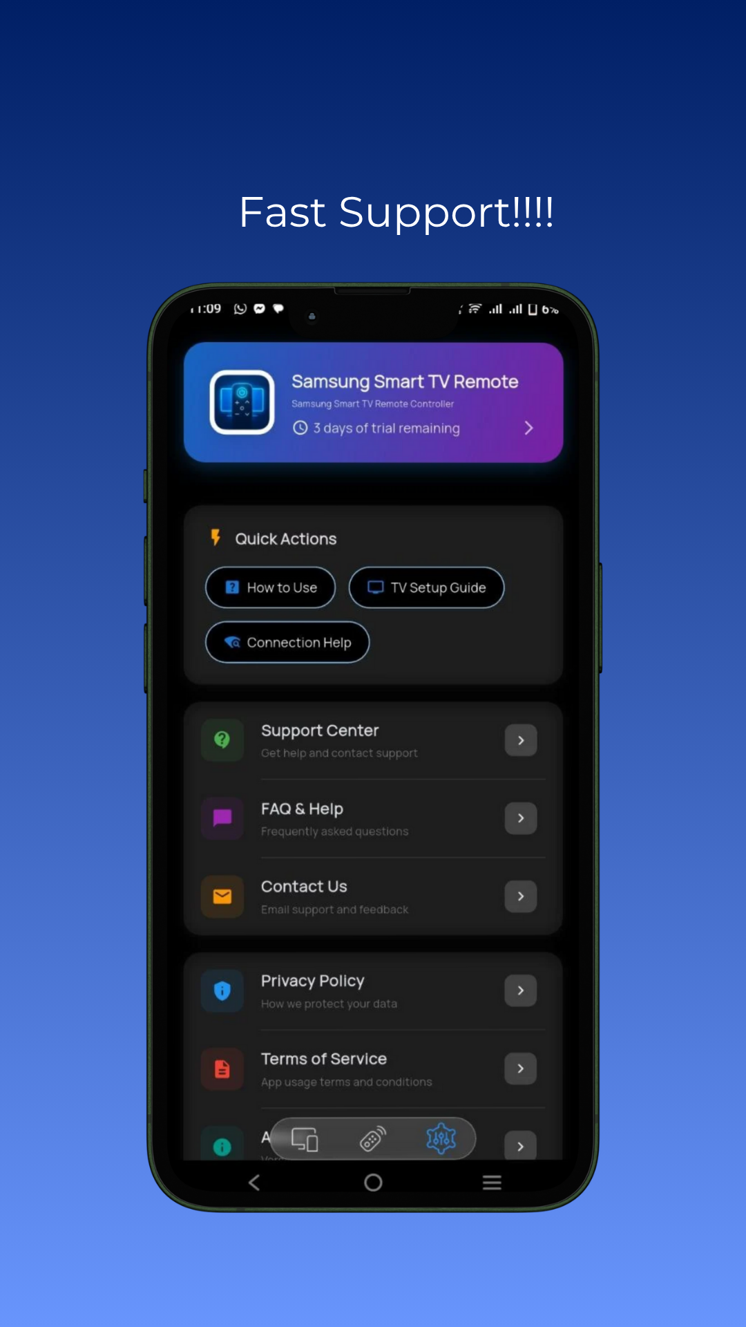 Samsung TV Remote – Waysol - Screenshot 5 showing product features and functionality
