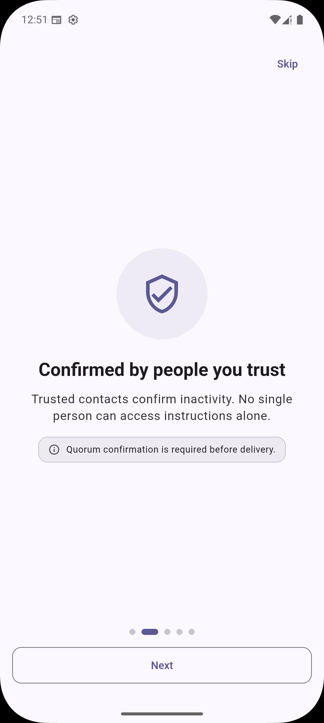 After Me - Screenshot 3 showing product features and functionality