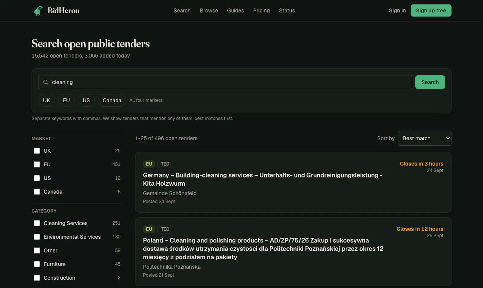BidHeron screenshot 3