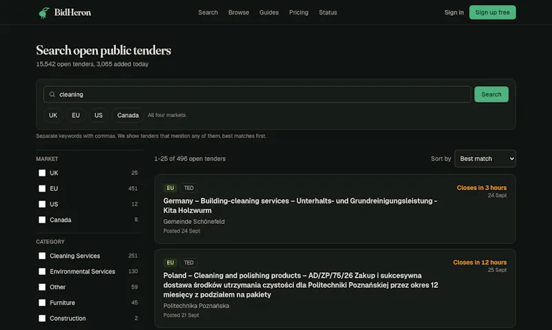 BidHeron screenshot 3