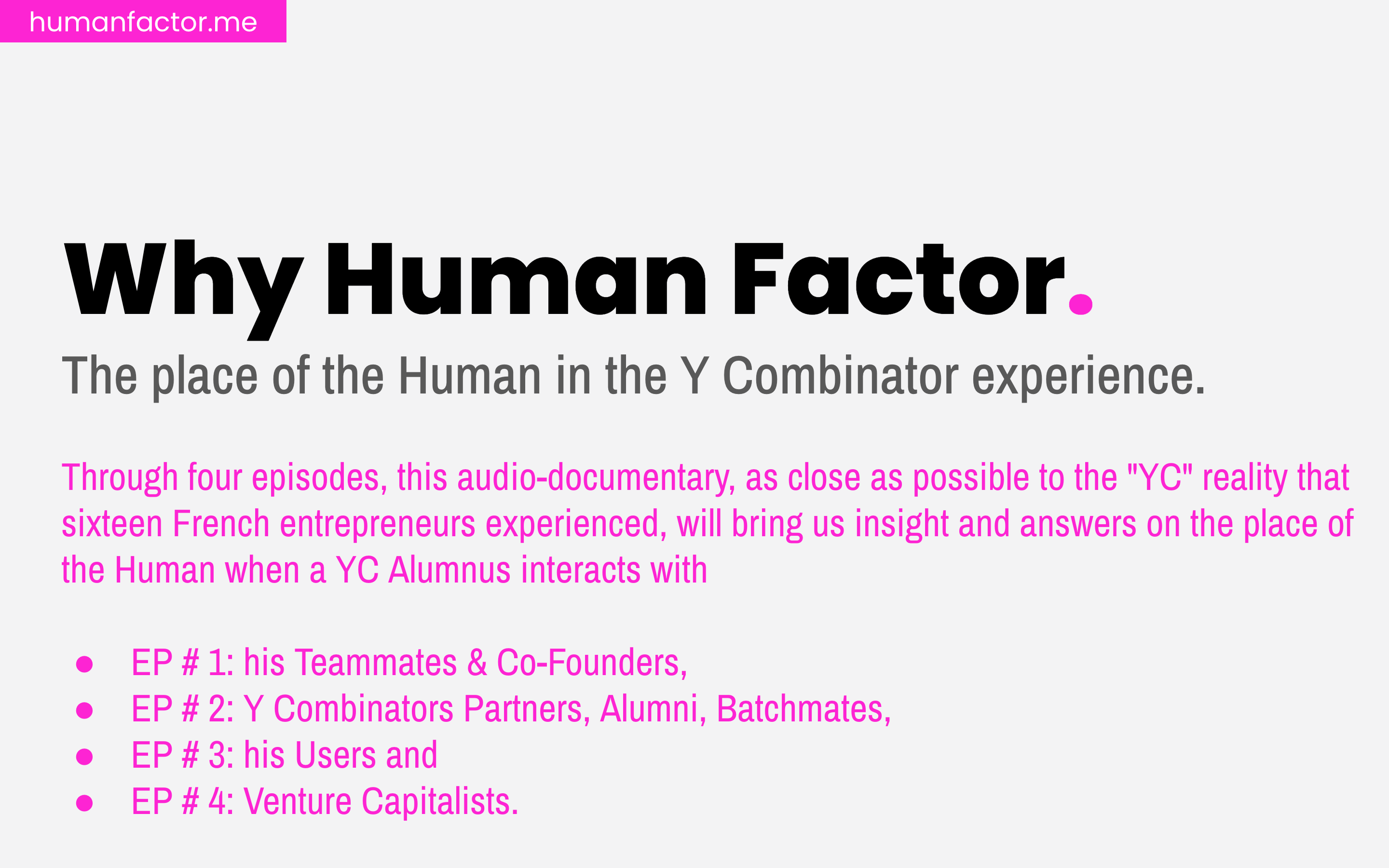 Human Factor. gallery image