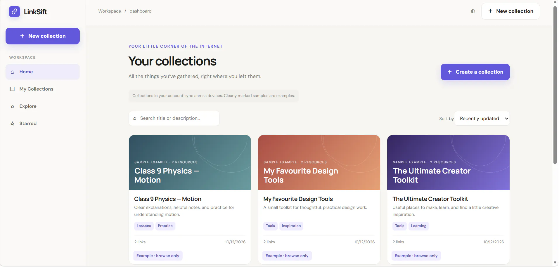 LinkSift — links,beautifully gathered gallery image