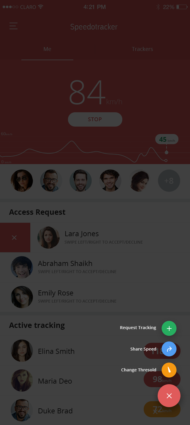 SpeedoTracker - Live Speed Sharing App gallery image
