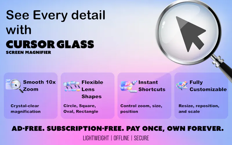 Cursor Glass screenshot 2