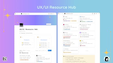 UX/UI Resource Hub gallery image