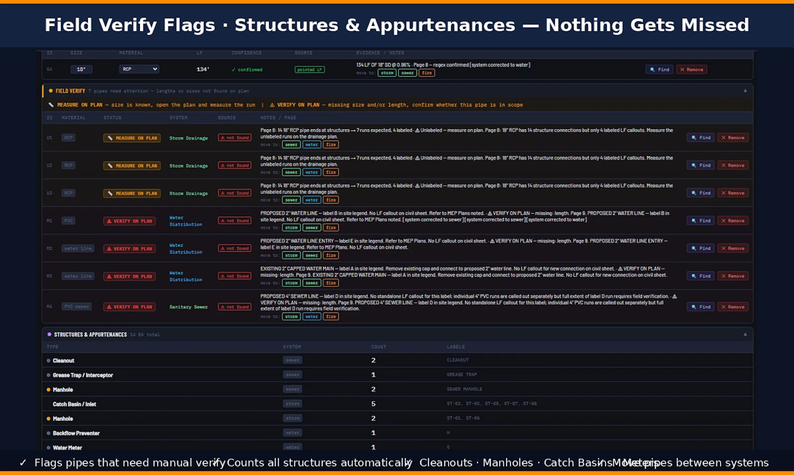 AI Construction Plan Pipe Analyzer screenshot 4
