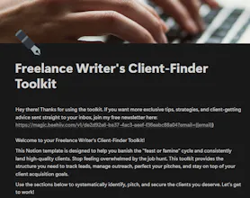 Freelance Writer's Client-Finder Toolkit gallery image
