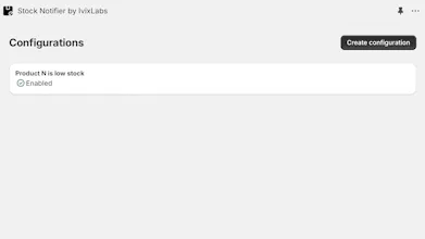 IvixLabs Stock Notifier for Shopify gallery image
