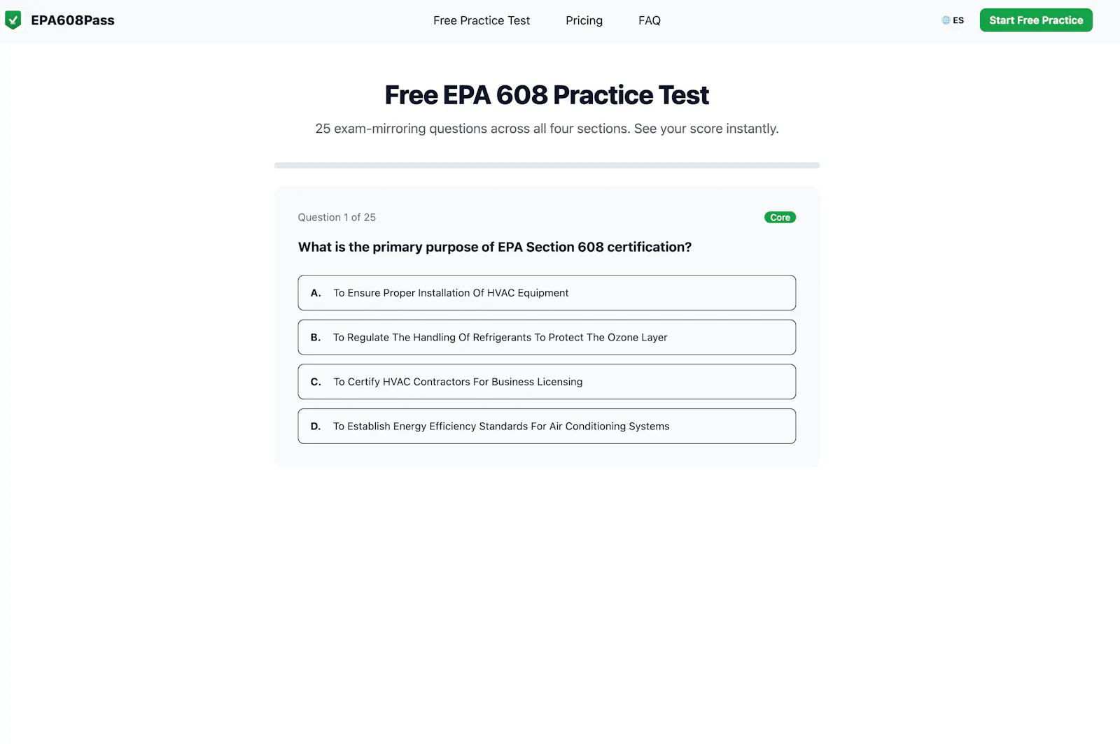 EPA608Pass AI screenshot 3