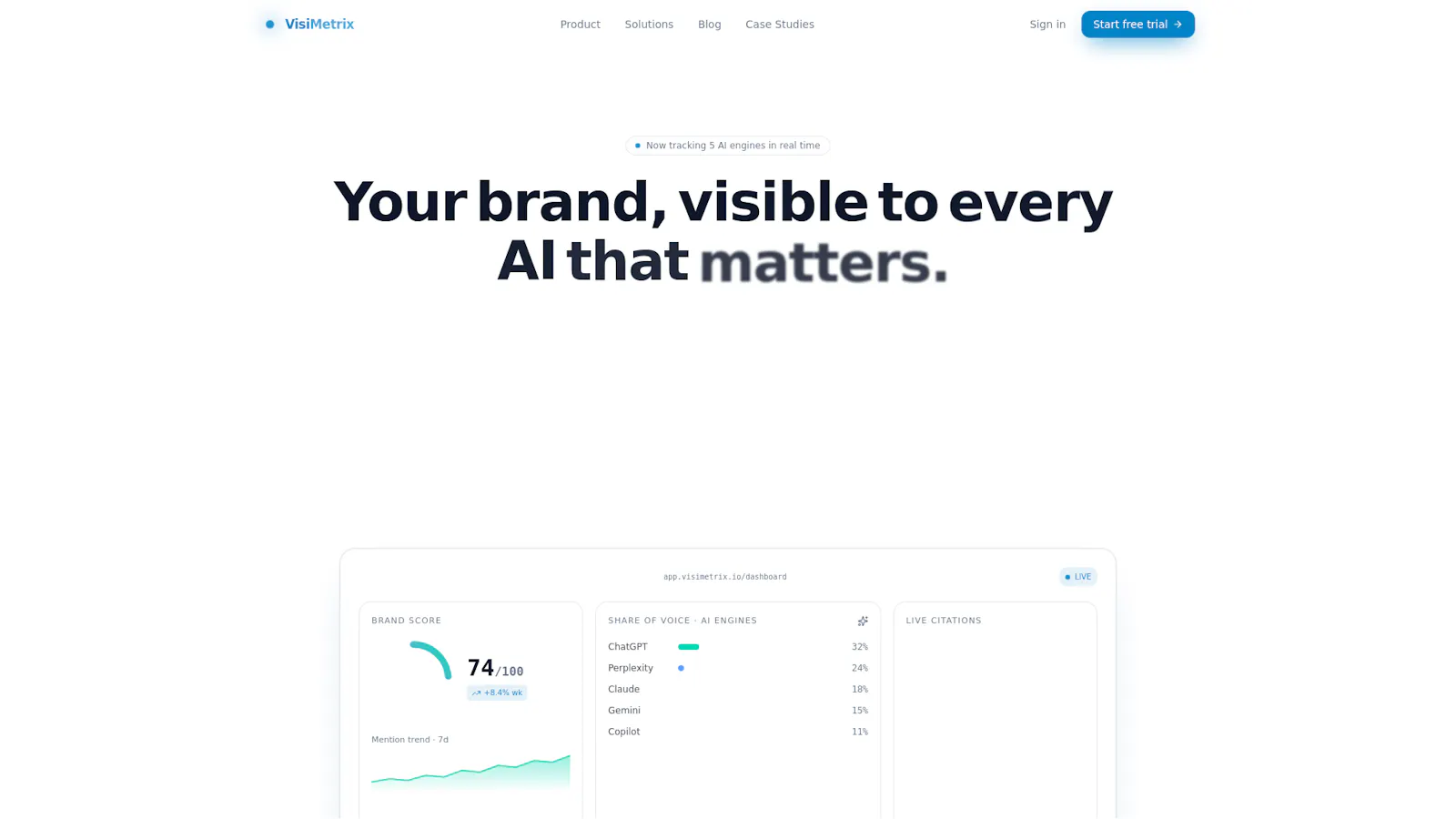 VisiMetrix screenshot 1
