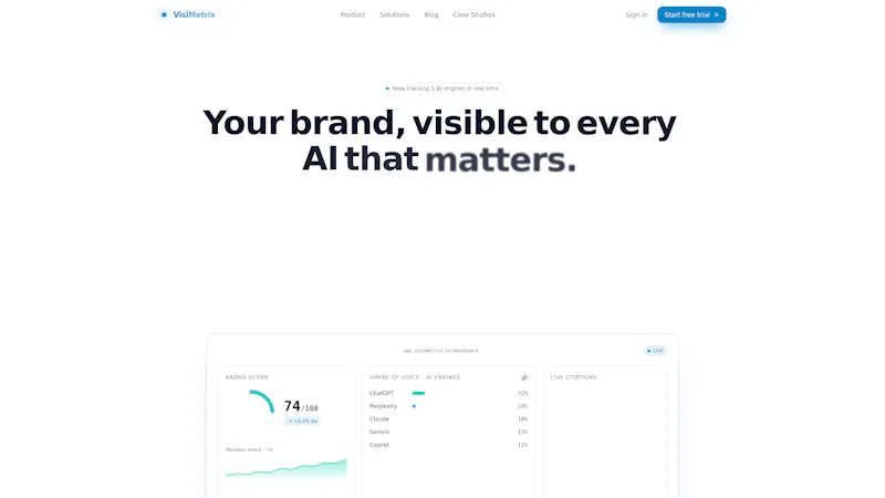VisiMetrix screenshot 1