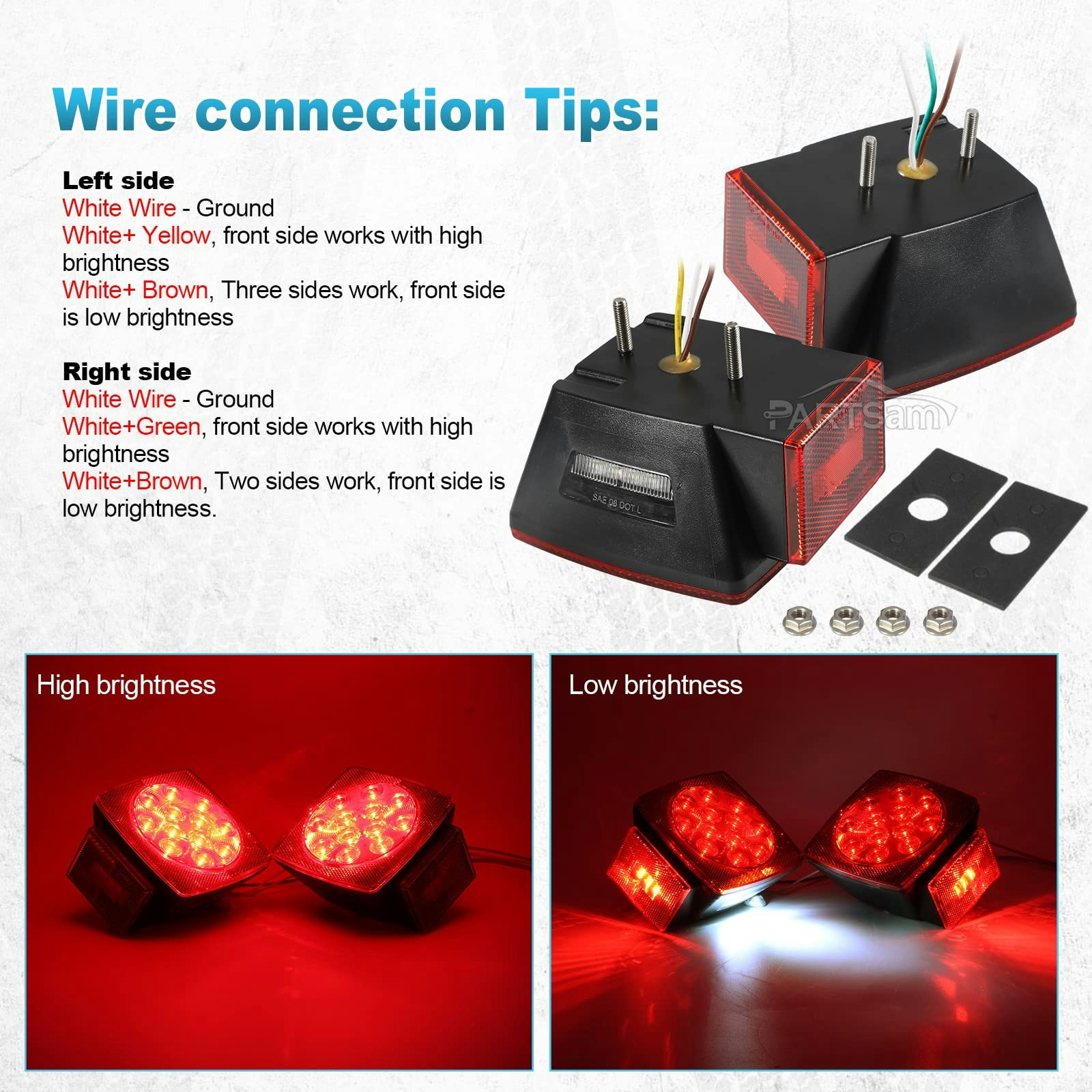 Partsam led trailer lights gallery image