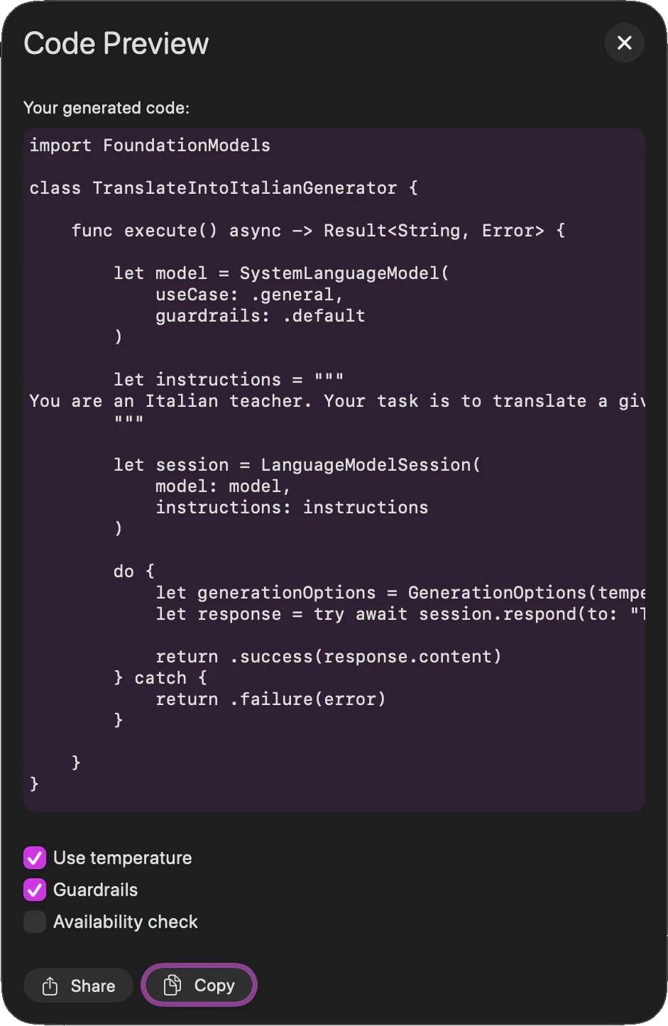 AI Developer Studio screenshot 2
