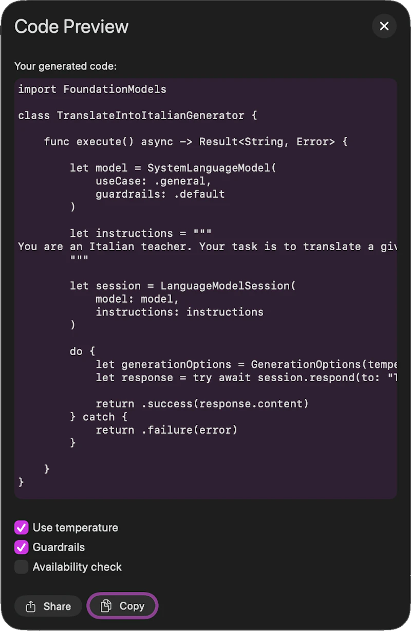 AI Developer Studio screenshot 2