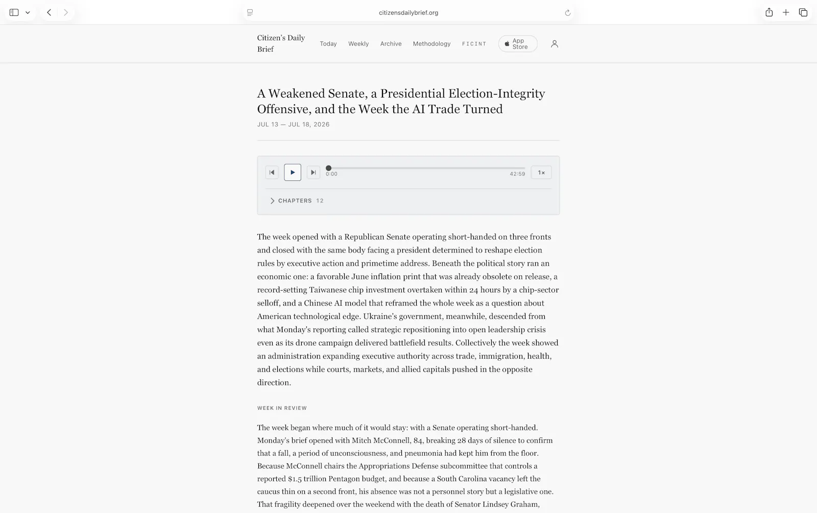 Citizen's Daily Brief screenshot 6