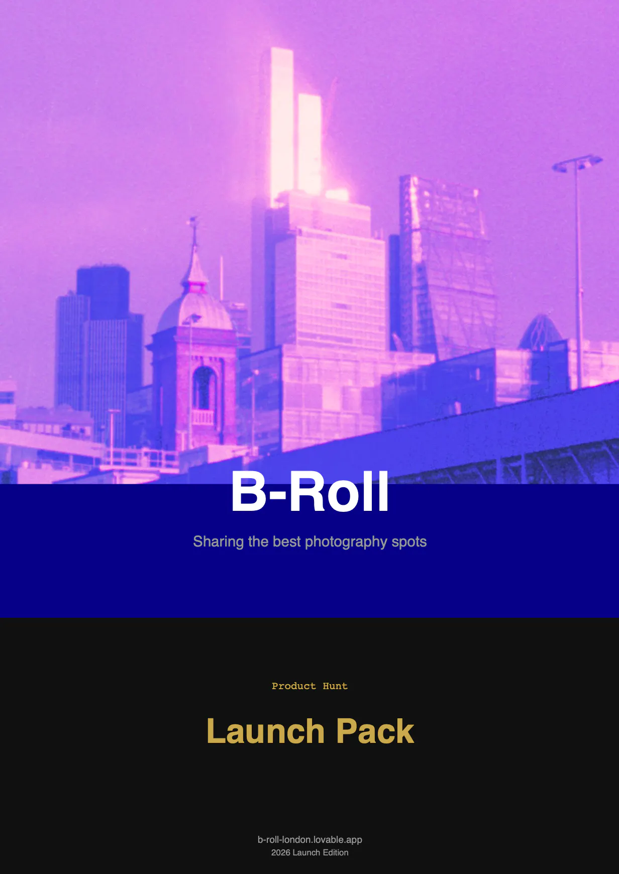 B-Roll 제품 배너