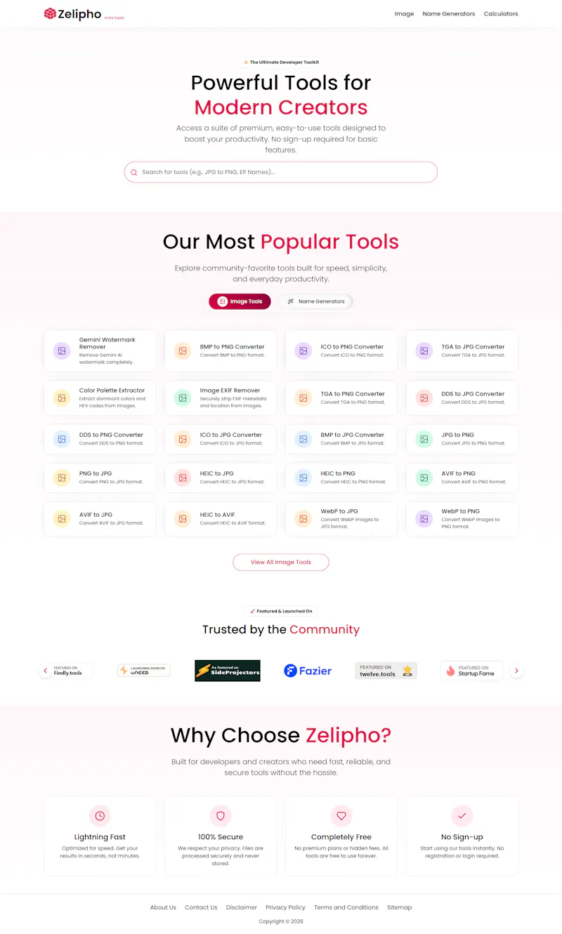 Zelipho screenshot 1