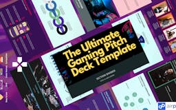 Ultimate Gaming Pitch Deck Template media 1
