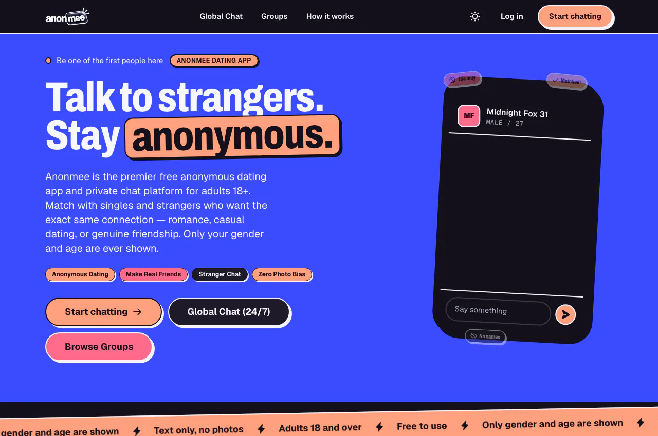 Anonmee Dating App gallery image