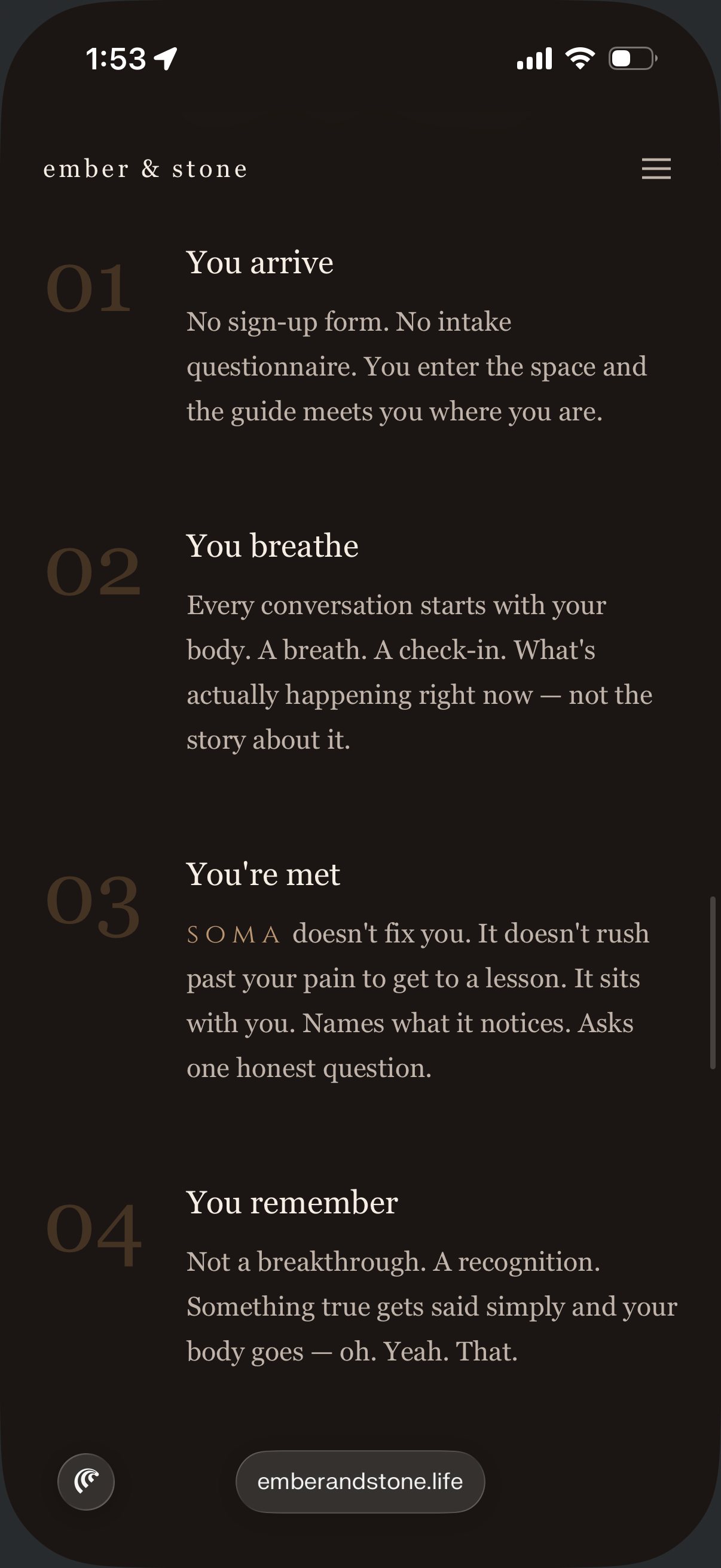 Ember & Stone — Remember you're alive gallery image
