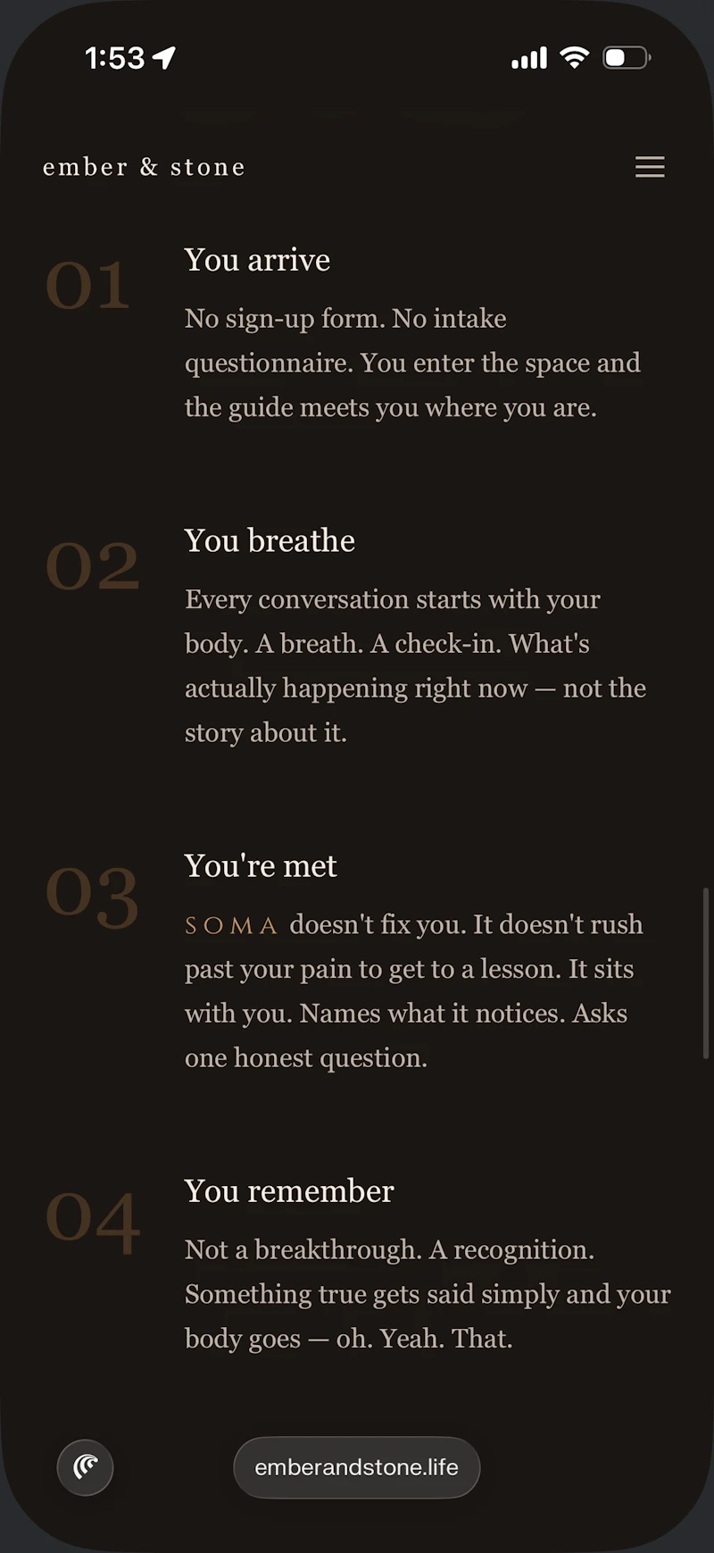 Ember & Stone — Remember you're alive screenshot 2
