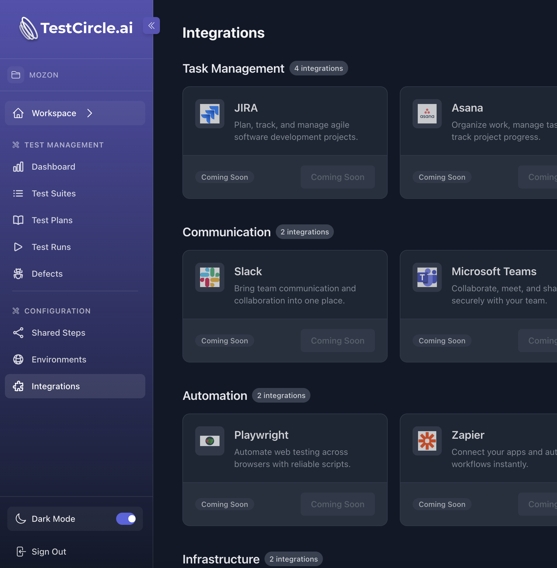 TestCircle - Screenshot 5 showing product features and functionality