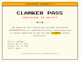 ClankerPass gallery image