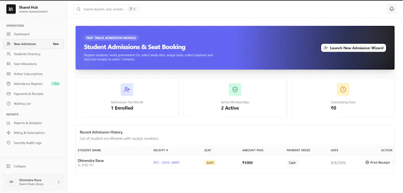 Shanvidhi Study Library SaaS screenshot 3