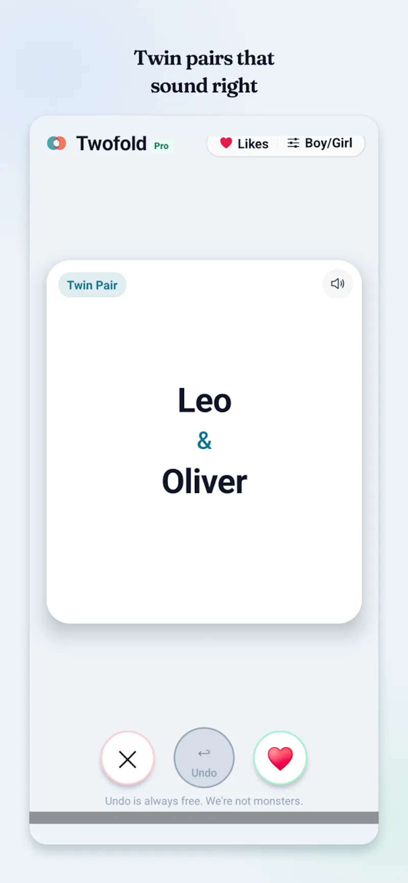 Twofold Baby Names screenshot 2