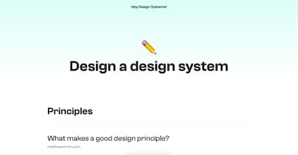 Hey Design Systems gallery image