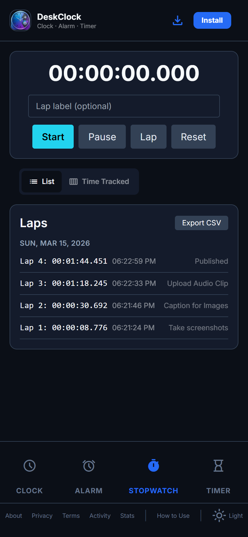 Desk Clock gallery image