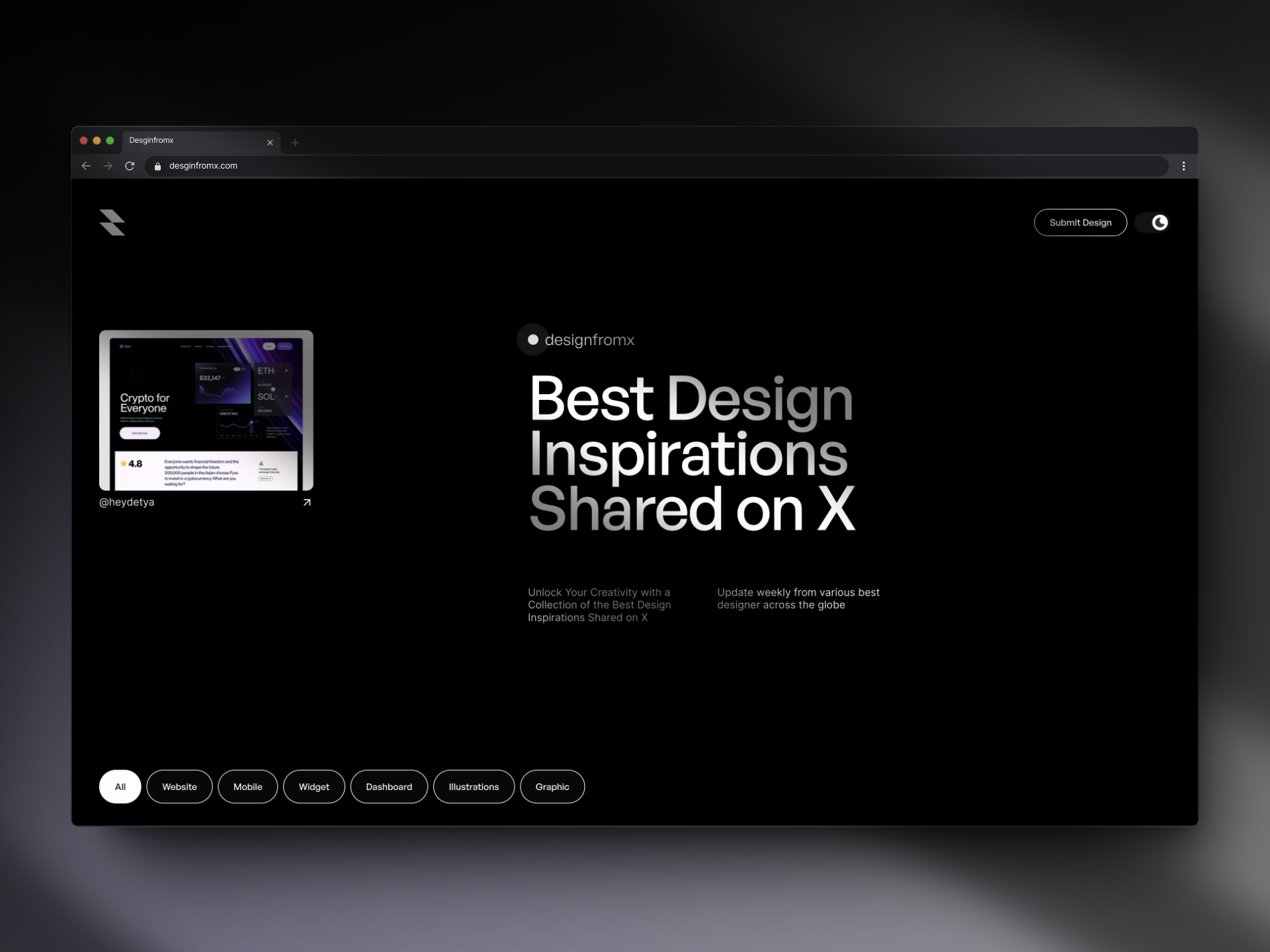 Designfromx - x에서 공유 된 최고의 디자인 영감 모음 미디어 2
