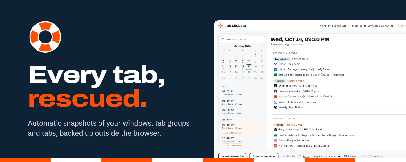 Tab Lifeboat gallery image